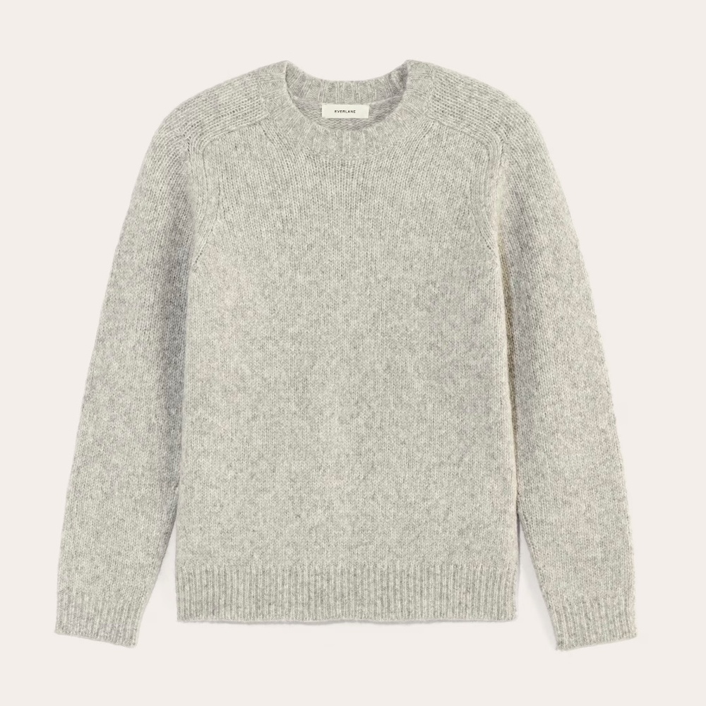Everlane Cloud Crewneck Sweater - Heather Grey